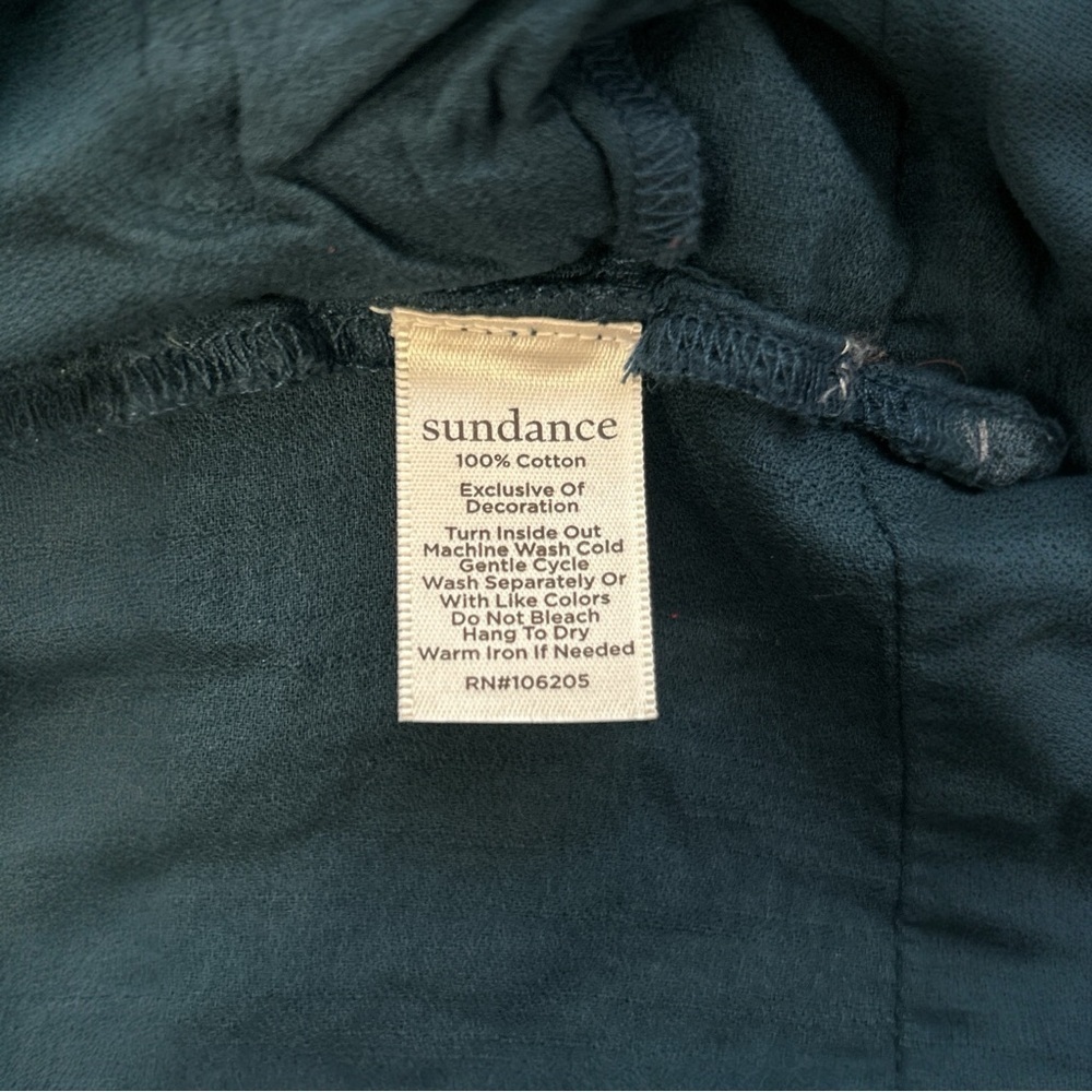 Sundance Women's Mini Dress Blue/Green Aztec Embroidered - Picture 6 of 7
